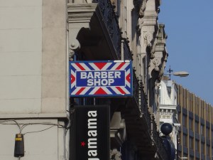 Barber shop...on Fleet Street...no thanks!