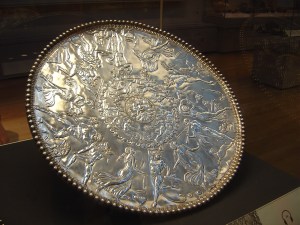 Part of the Mildenhall treasure, which is impressive, but which I like mostly because it was found in my village in Suffolk