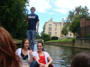 Ignore how "good" I look in this and instead focus on the charming Englishman we found to "mind" us