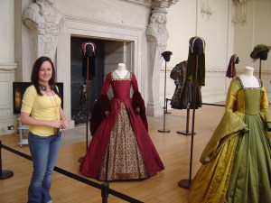 A costume exhibit from The Other Boleyn Girl at Hampton
