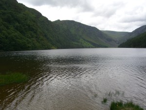 One of the two lakes at Glendalough