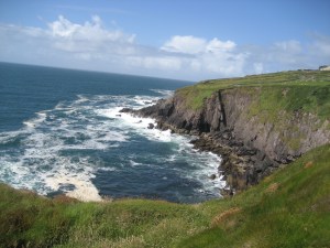 The Irish coast