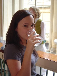 Taking the waters, something everyone must try in their life.  Once.