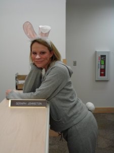 "You can serve as a warning to all girls wanting to be Playboy Bunnies!  You know, hazards of the job!" -C.