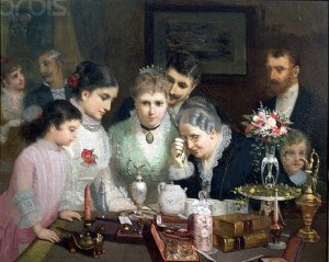 We opted to open prezzies away from the prying eyes of friends and family.