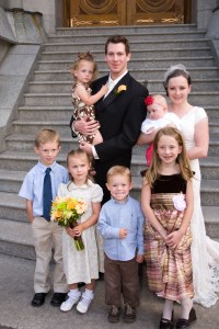 No, not their six secret illegitimate children, C.'s newly acquired nieces and nephews!