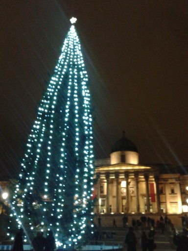 This huge fir is a gift from Norway. A heartwarming thing that I need to be in a better mood to appreciate than this week has bestowed upon me.