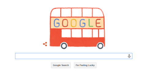 In one of those charming twists of fate, this was the google doodle on the day my in-laws flew in, celebrating the 60th anniversary of the buses.